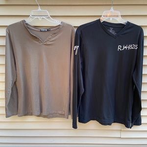 EUC Glostory Old Navy men’s long sleeve v-neck tee